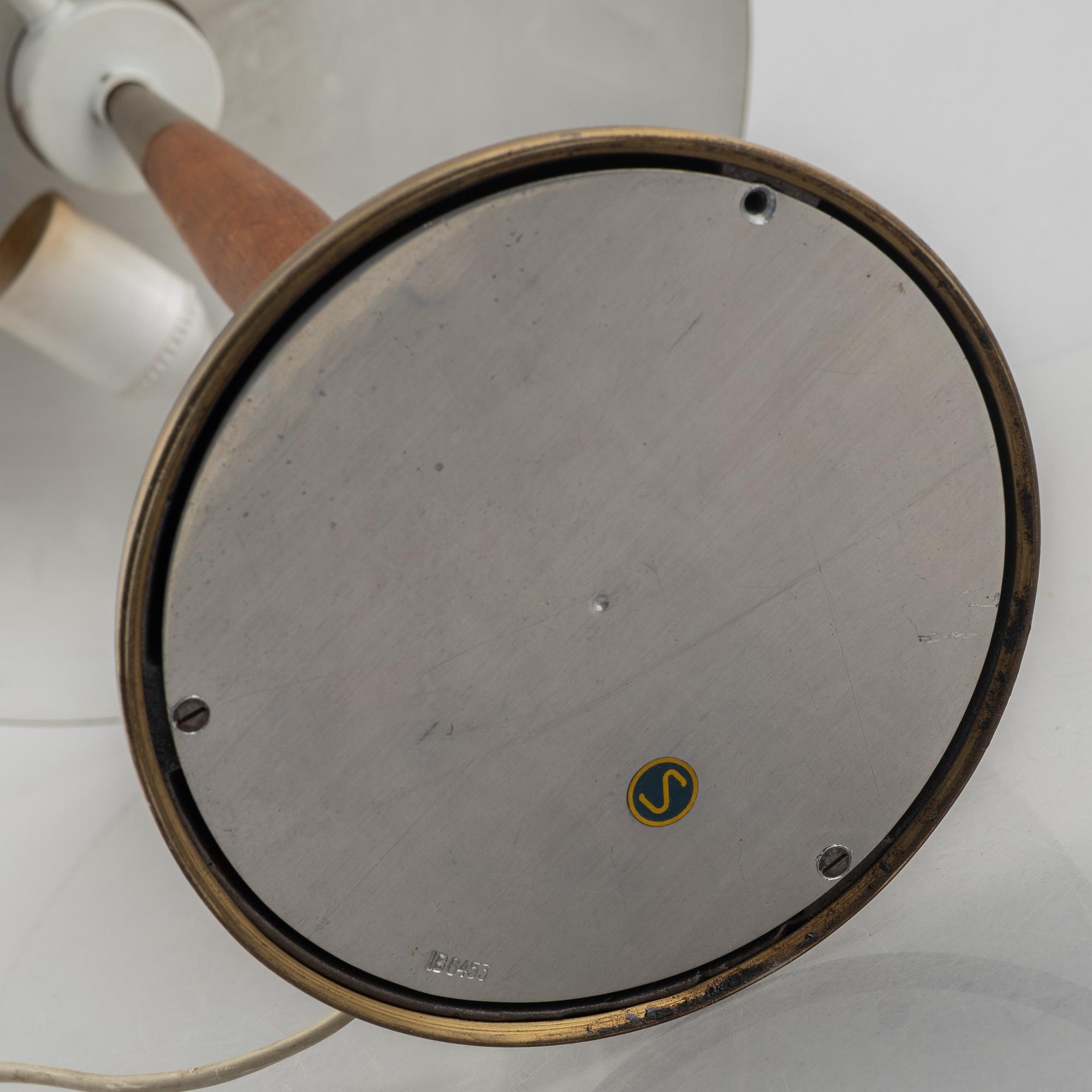 Table lamp, model 8453, Boréns, Borås, mid-20th century.