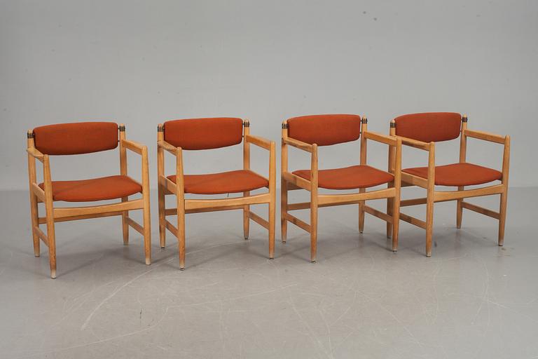 KARMSTOLAR, 4 st, Börge Mogensen, Karl Andersson & Söner, 1900-talets senare del.