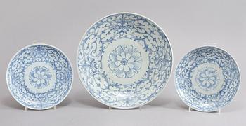FAT, 6 st, porslin, Kina, 1800-tal.