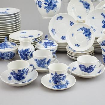 ROYAL COPENHAGEN, a 'Blå Blomst' part coffee and tea service, Denmark (75 pieces).