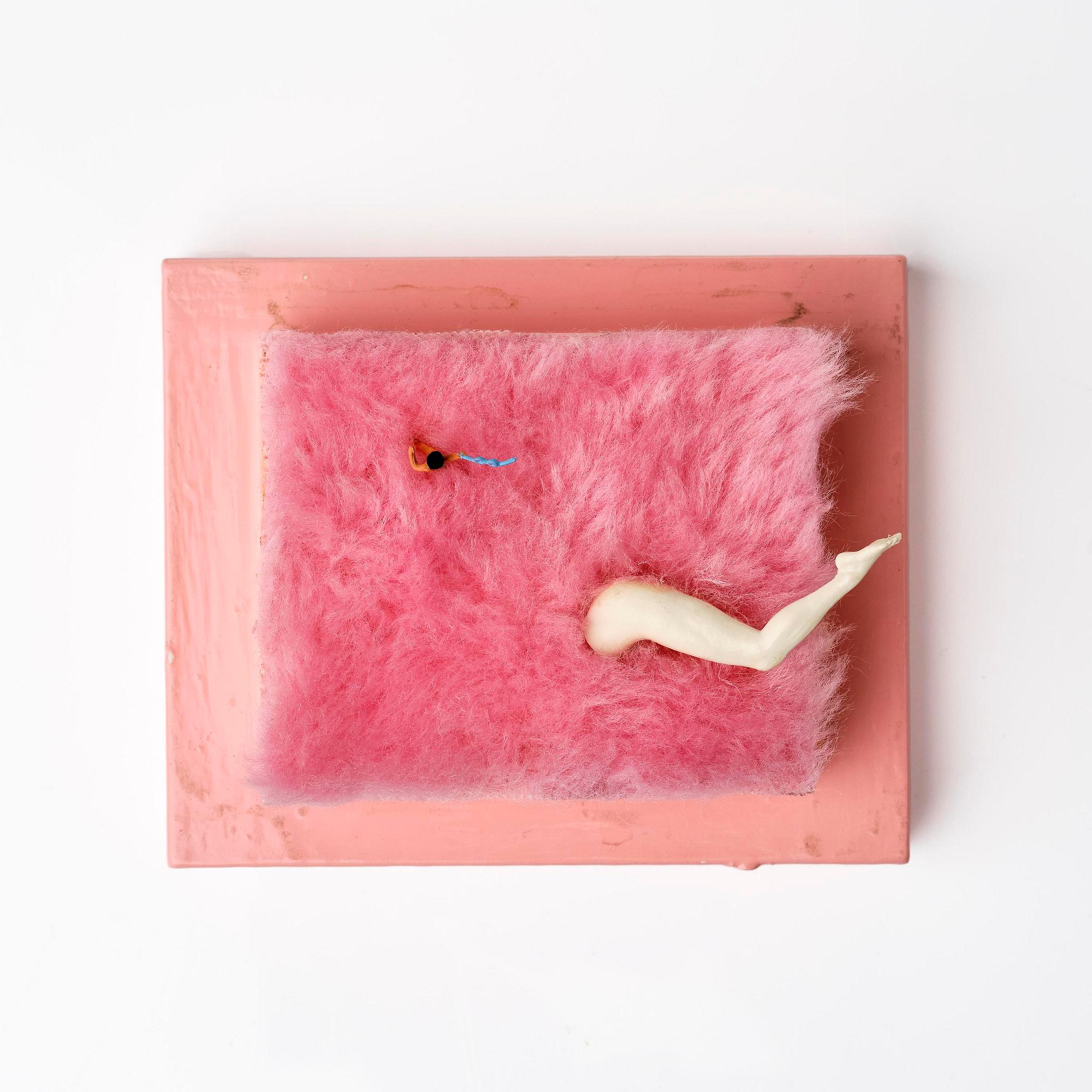 Marie-Louise Ekman, "Dam med behå och springande dam-ben".