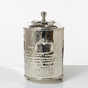 Wine cooler, silver plate, period.