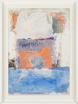 Irmeli Mäkilä, collage, signed and dated -89 a tergo.
