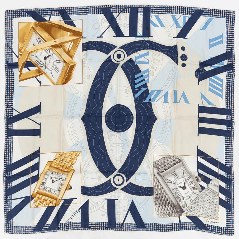 Cartier, scarf.