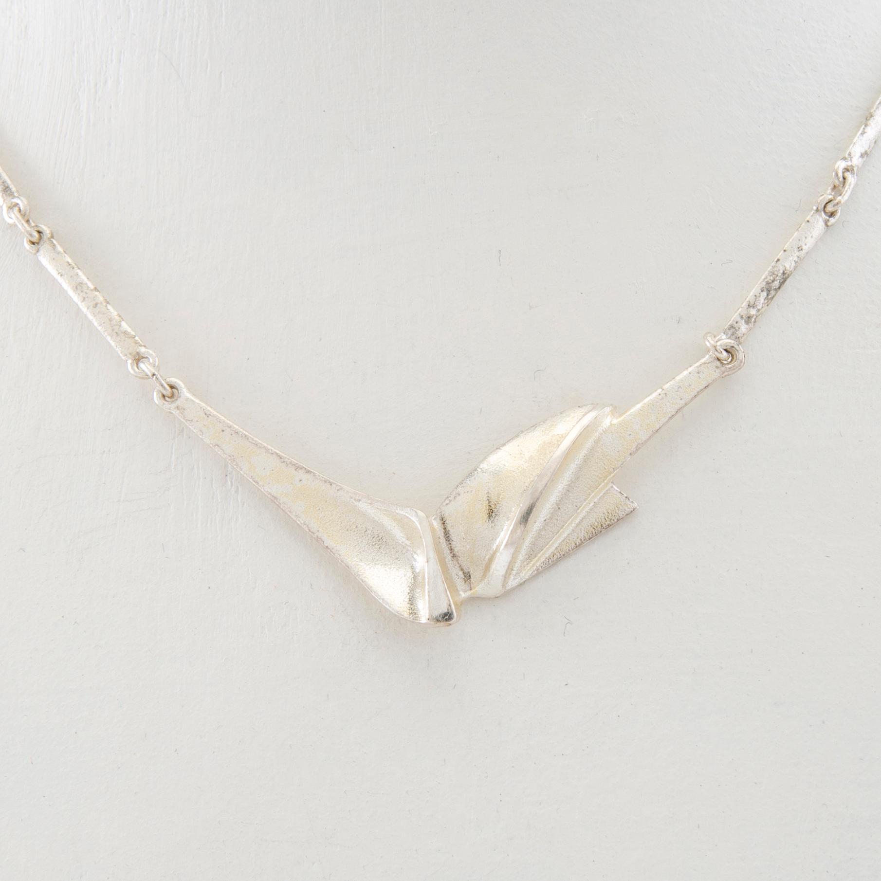Zoltan Popovits, halsband "Hespera" silver, Lapponia 1989.