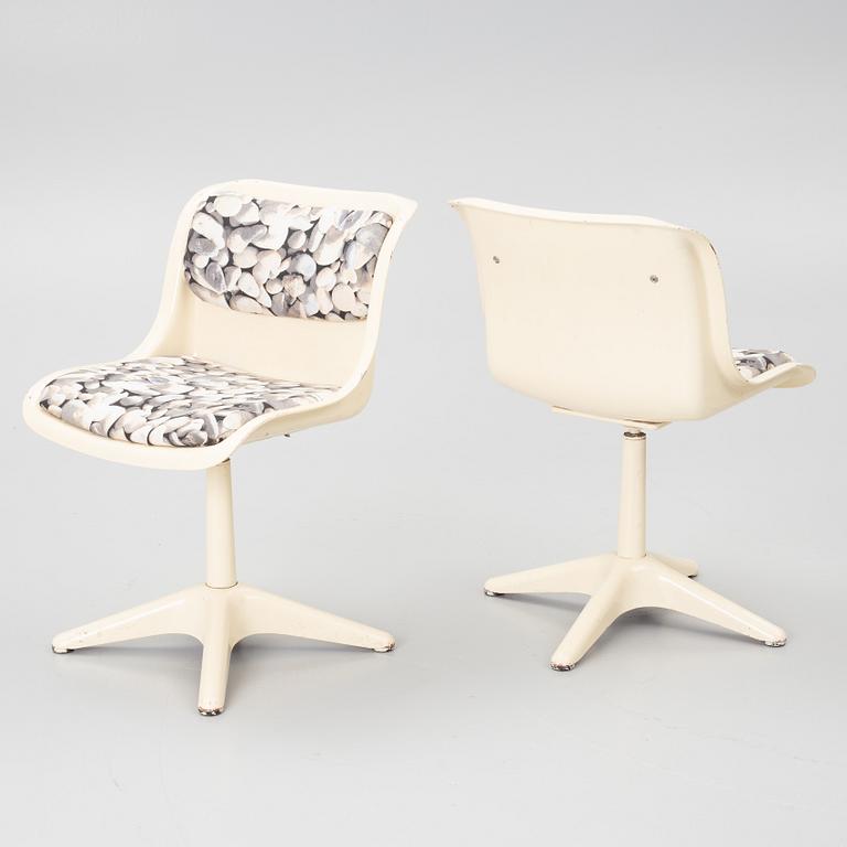 Yrjö Kukkapuro, 4 chairs, model 3415, 1970s.