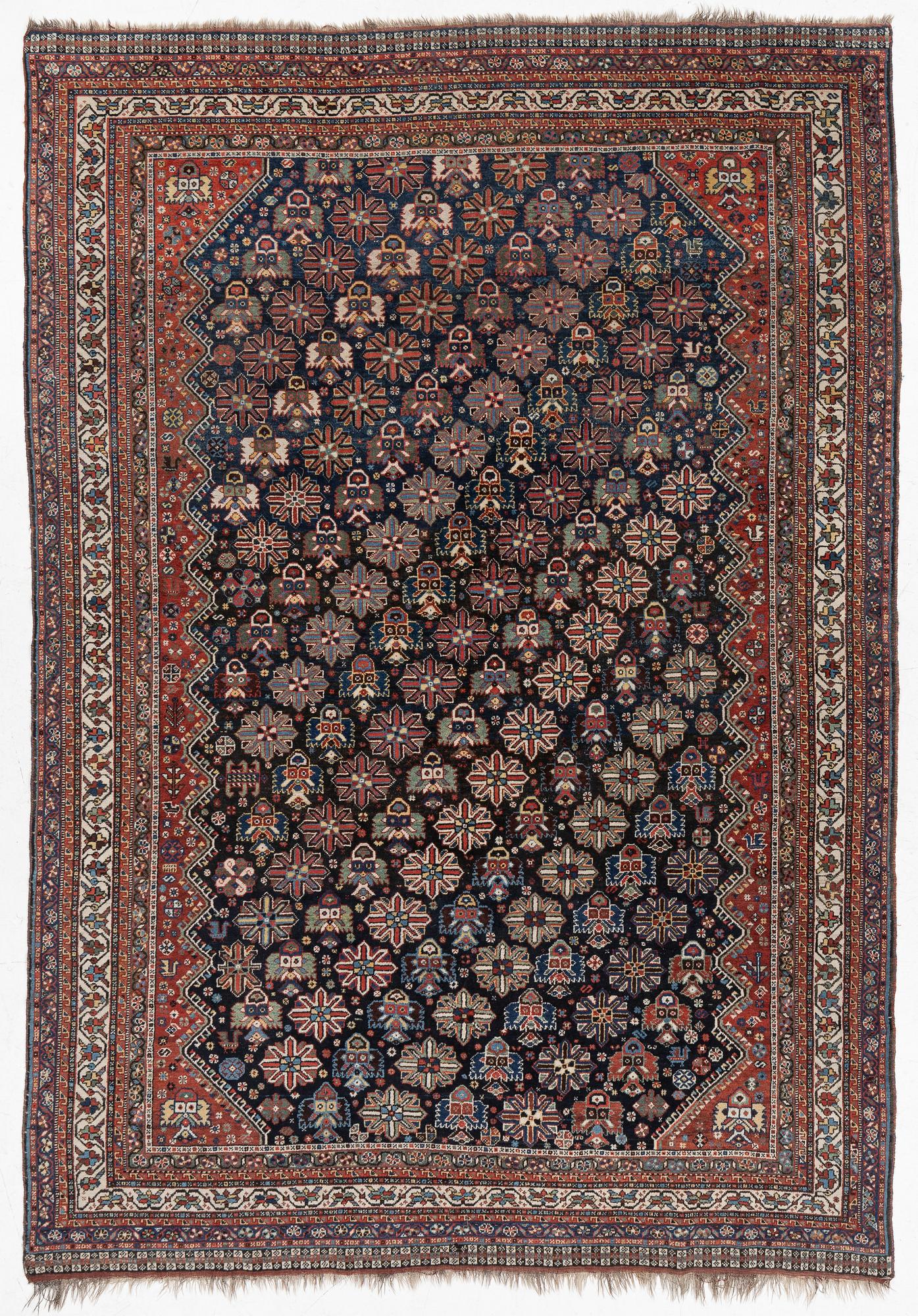 An antique south west Persian carpet, c. 332 x 2390 cm.