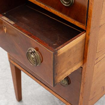 A late Gustavian wash stand, Sweden, early 19th century.