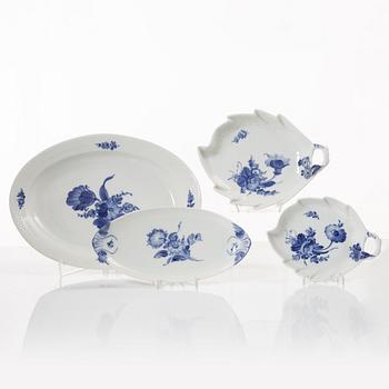 A 53-piece 'Blå Blomst' porcelain coffee service, Royal Copenhagen, Denmark.