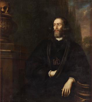 601. Martin Mijtens d.ä, "Knut Jönsson Kurck" (1622-1690) (Sörjande sin hustru Barbro Åkesdotter (Natt och Dag) (1620-1680)).