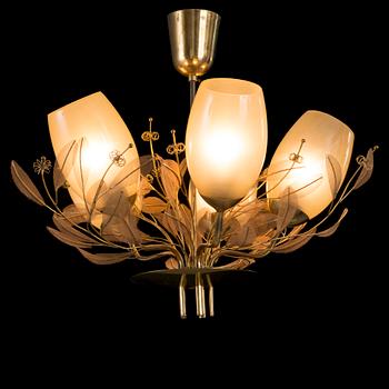 A mid-20th century 9029/5' chandelier  for Taito Oy, Finland.
