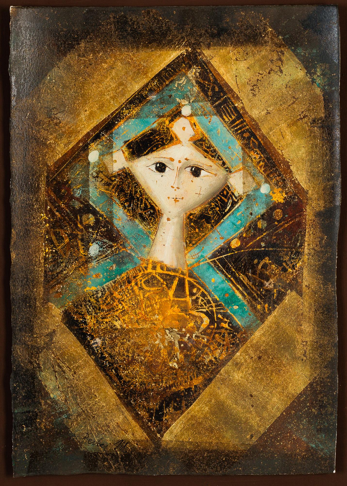 MERSAD BERBER, blandteknik på papper.