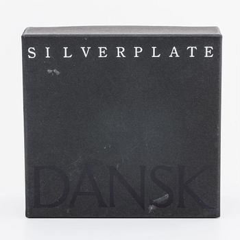 GUNNAR CYRÉN, a set of three silver plated figurines Dansk Design japan later part of the 20th century.