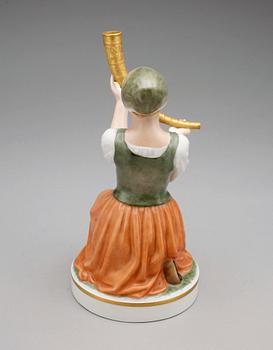 FIGURIN, porslin, Royal Copenhagen, 1900-talets andra hälft.