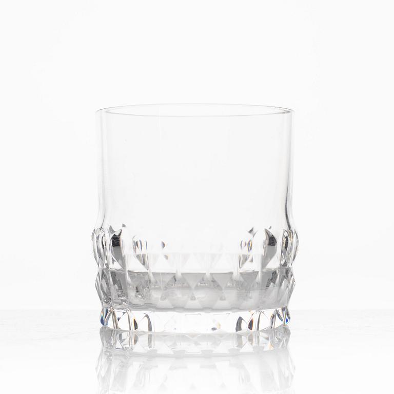 Ingeborg Lundin, glasservis, 33 delar, "Silvia", Orrefors.