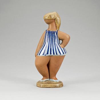 FIGURIN, keramik, "Dora", Lisa Larson, Gustavsberg, 1900-talets andra hälft.