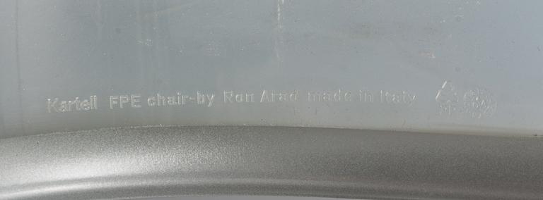 RON ARAD, stolar, 4 st,  "FPE (Fantastic, Plastic, Elastic)", Kartell, Italien, sent 1900-tal.