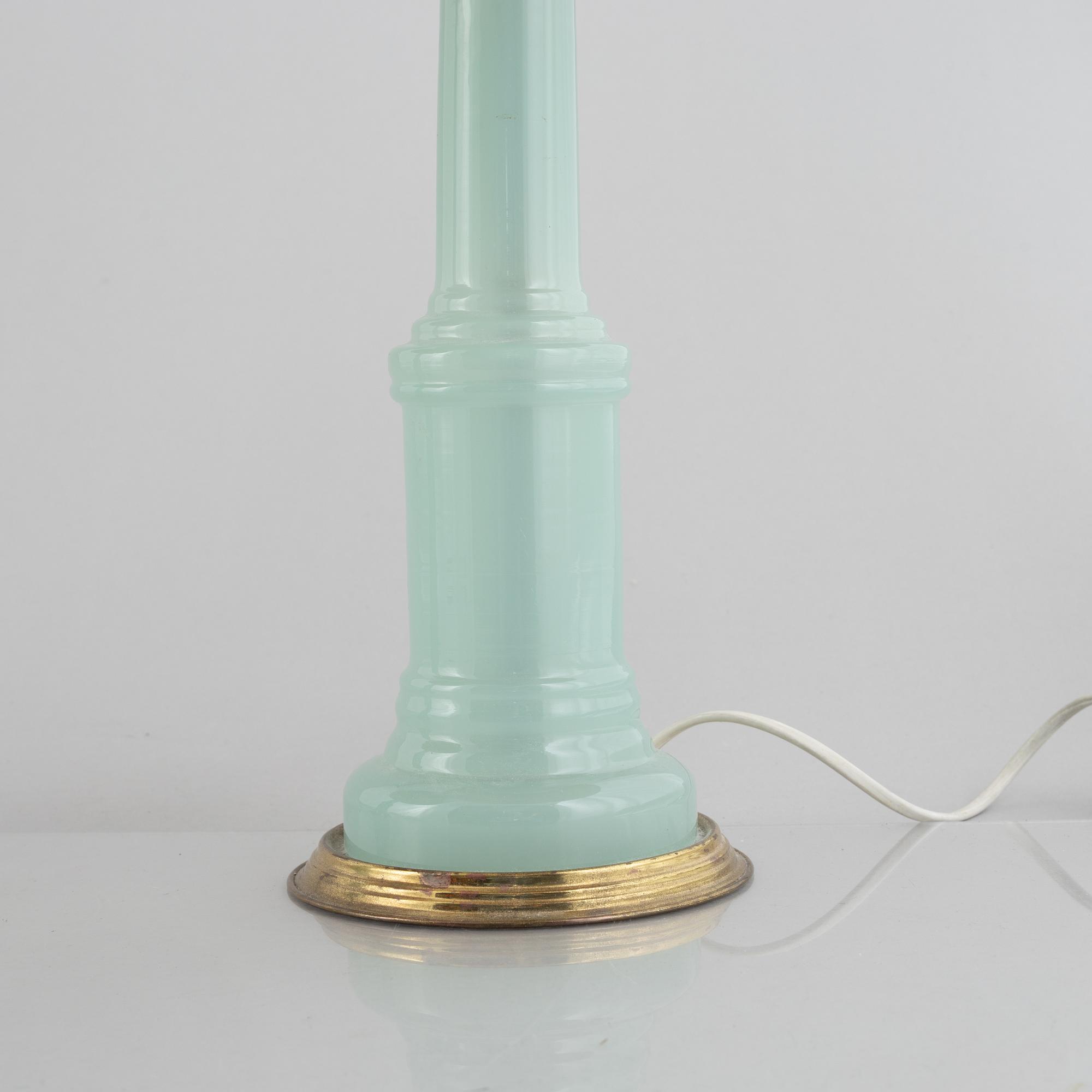 Bordslampor, ett par, troligtvis Italien, 1950/60-tal.