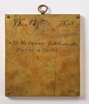 Okänd konstnär, Ryssland, 1800-tal. "Michail Ilarinowitsch Golenischtschew, furst Kutusow-Smolenskij" (1745-1813).