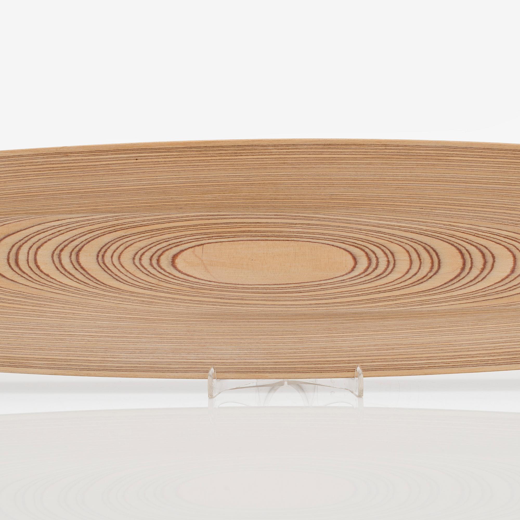 Tapio Wirkkala, A plywood dish, unsigned.
