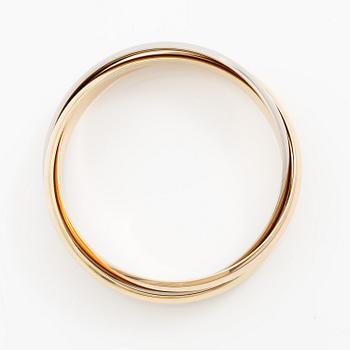 Cartier a bracelet "Trinity" 18K gold in three different colours.