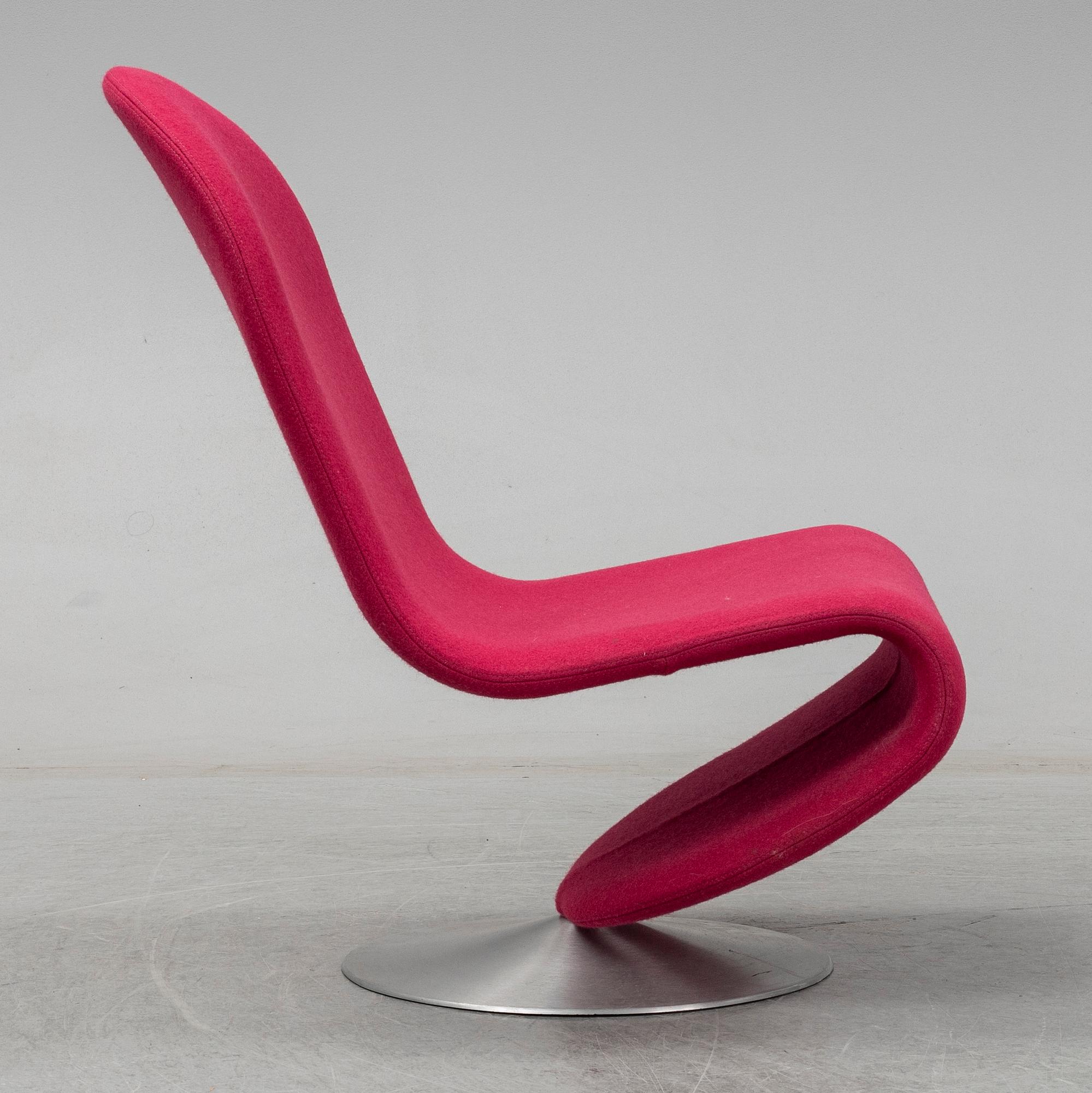 VERNER PANTON, stol/fåtölj, "System 1-2-3", Danmark.