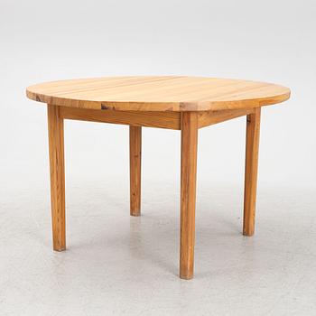 Dining table, pine, Steneby Dalsland, second half of the 20th century.