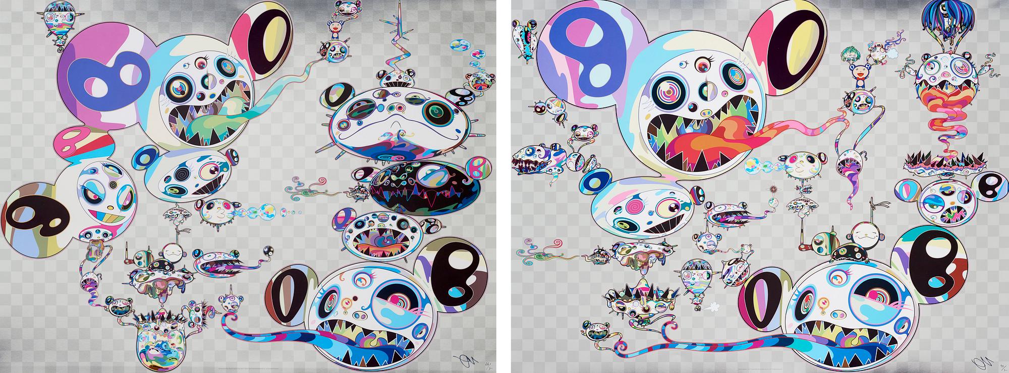 "Another Dimension Brushing Against Your Hand" & "Hands Clasped".