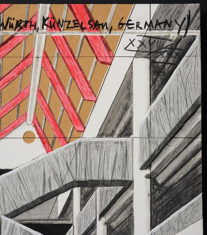 Christo & Jeanne-Claude, "Wrapped floors and covered windows (Project for Museum Würth, Künzeisa)".