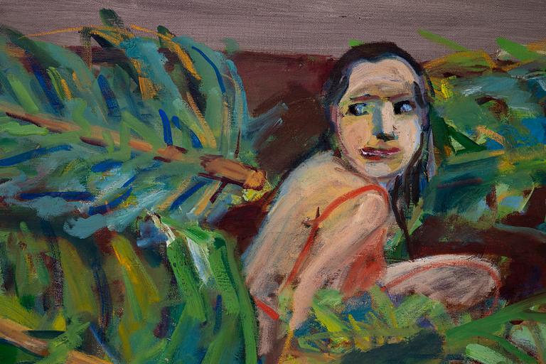 Lena Cronqvist, oil on canvas, signed L Cronqvist and dated 1985.