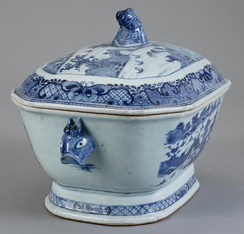 TERRIN, porslin, Qianlong, Kina 1700-tal.