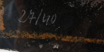 COIGNARD, JAMES. Carborundumgravyr, sign o numr 27/40.