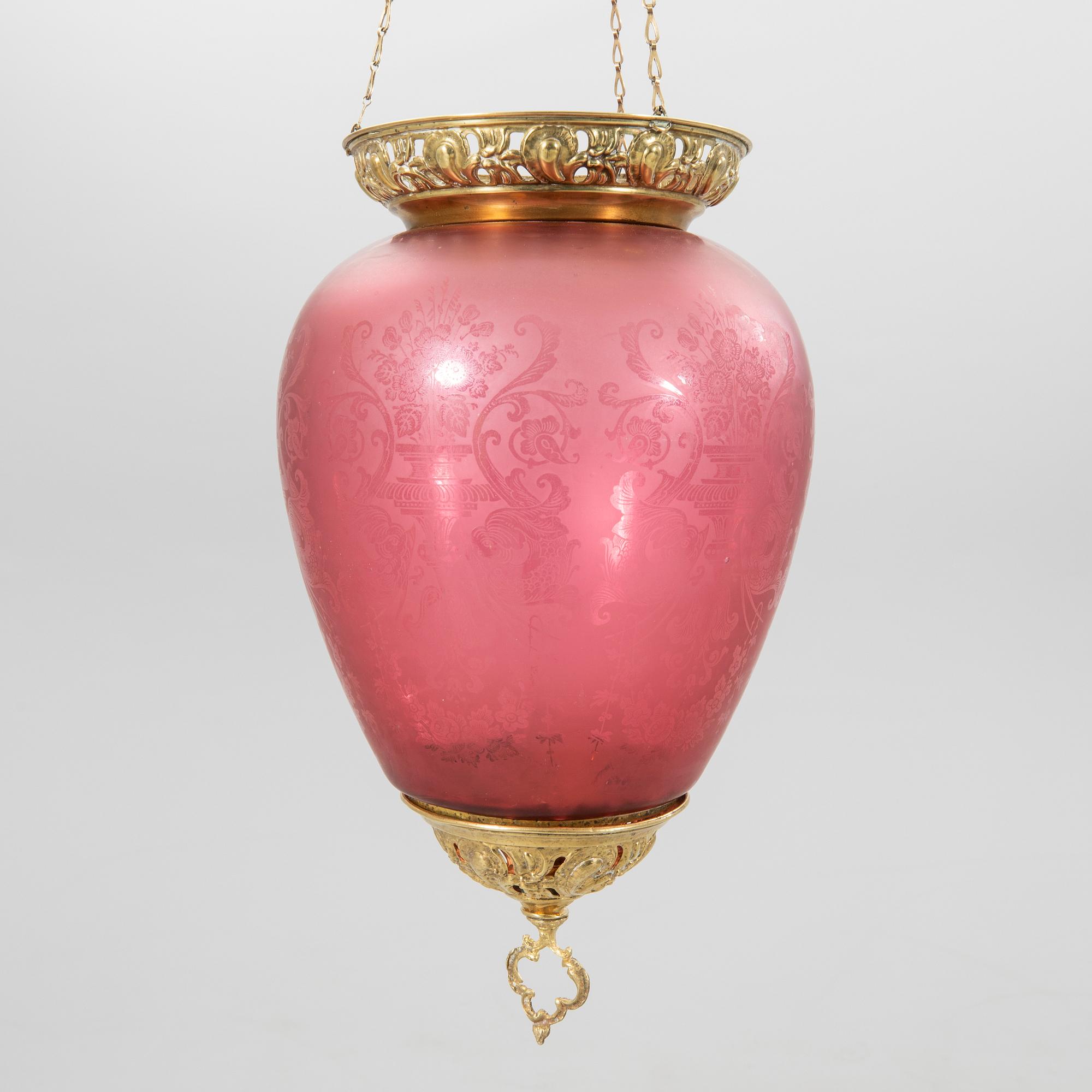 Hanging lamp 20th century.