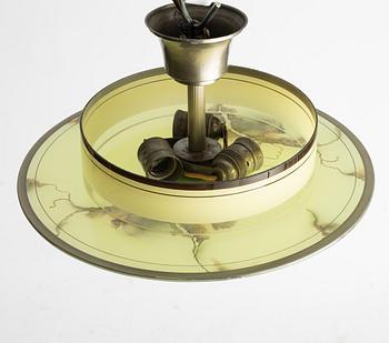 A Functionalist ceiling lamp, first half of the 20th century.