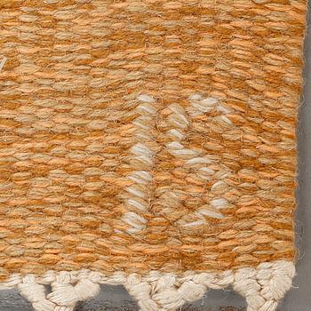 A flat weave by Ingegerd Silow, signed IS, second half of the 20th century, 235 x 170 cm.