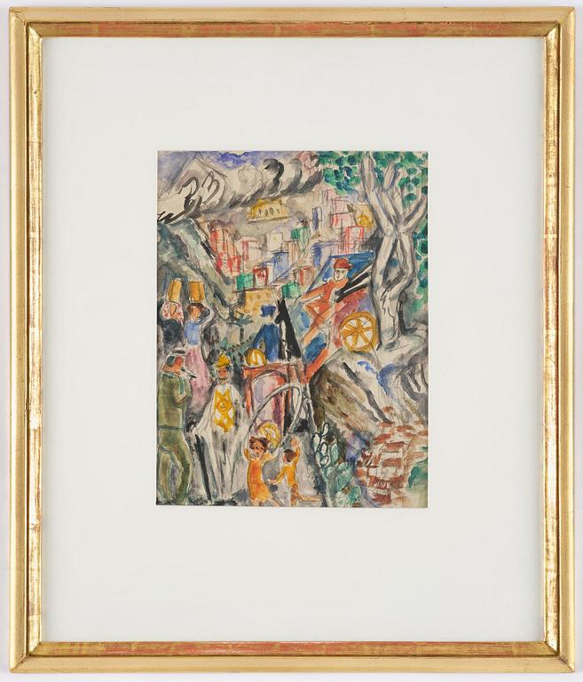 Nils von Dardel, "Turisten på Teneriffa".