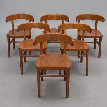 WERNER WEST, STOLAR, 6 st, modell "W-1" 1900-talets mitt.