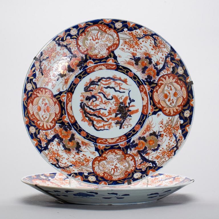 FAT, ett par, porslin, Imari, Japan. 1800-talets slut.