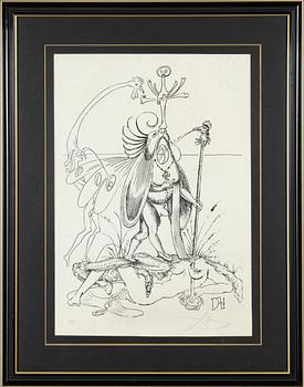 Salvador Dalí, litografi, 1973, signerad 28/50.