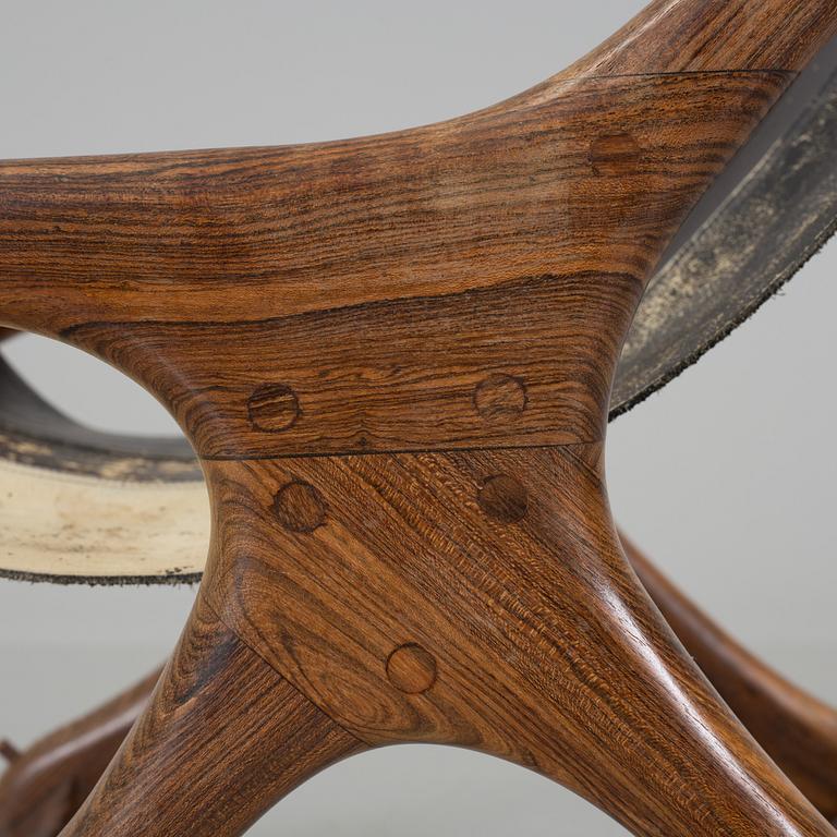 DON SHOEMAKER,  a 'Sloucher' palisander easy chair from Señal S.A.; mexico, 1960's.