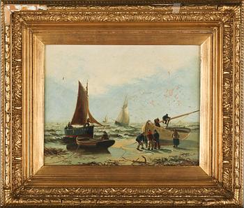 EDWIN HENRY FLETCHER, tillskriven, olja på duk, bär signatur.