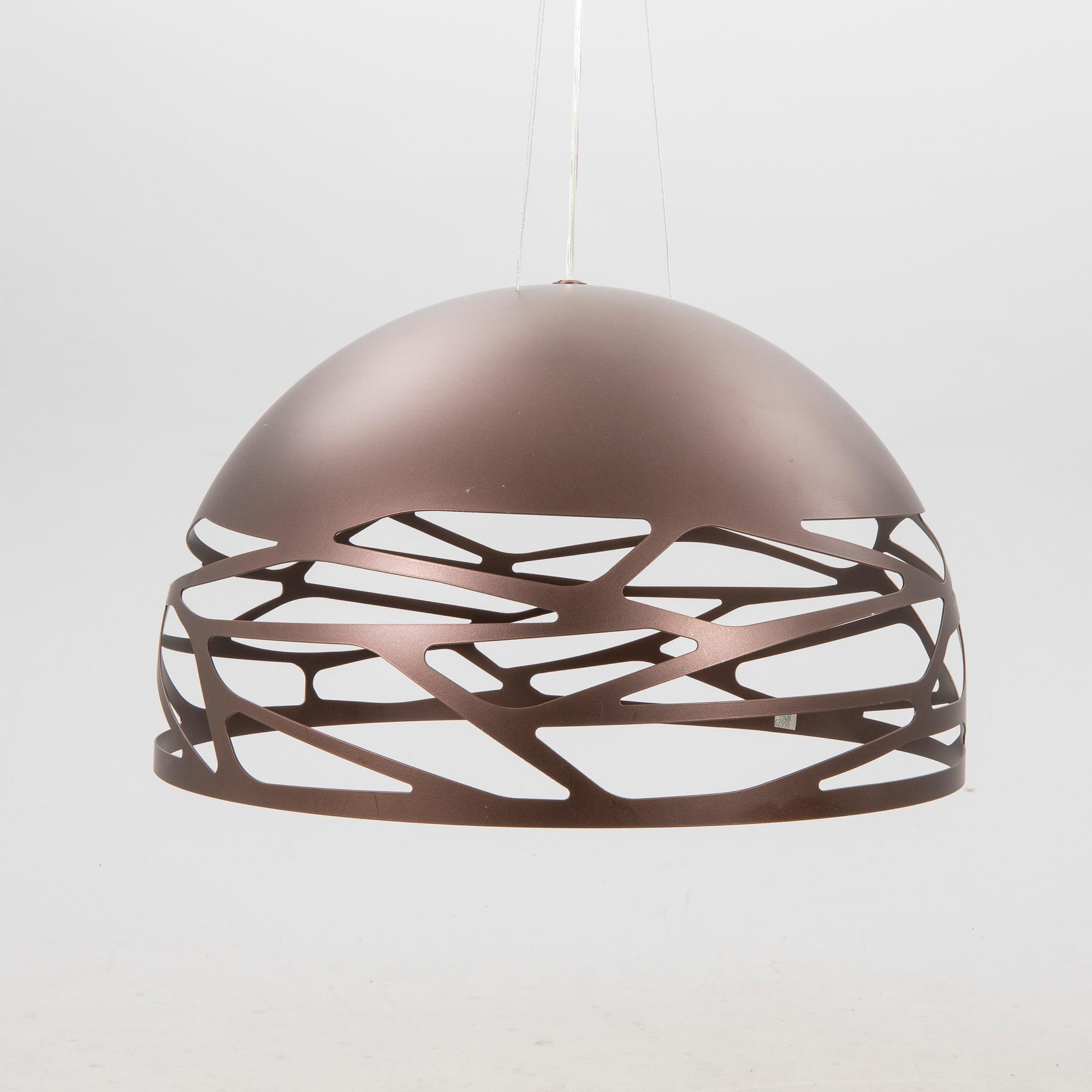 Andrea Tosetta, A Kelly copper  ceiling pendant 21st century.