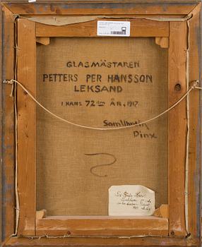 SAM UHRDIN, olja på duk. Sign och dat 1917.