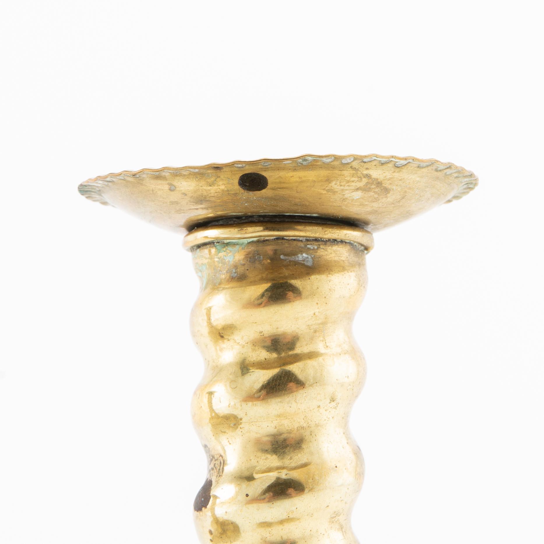 Ljusstakar ett par, 1800-tal Barockstil.