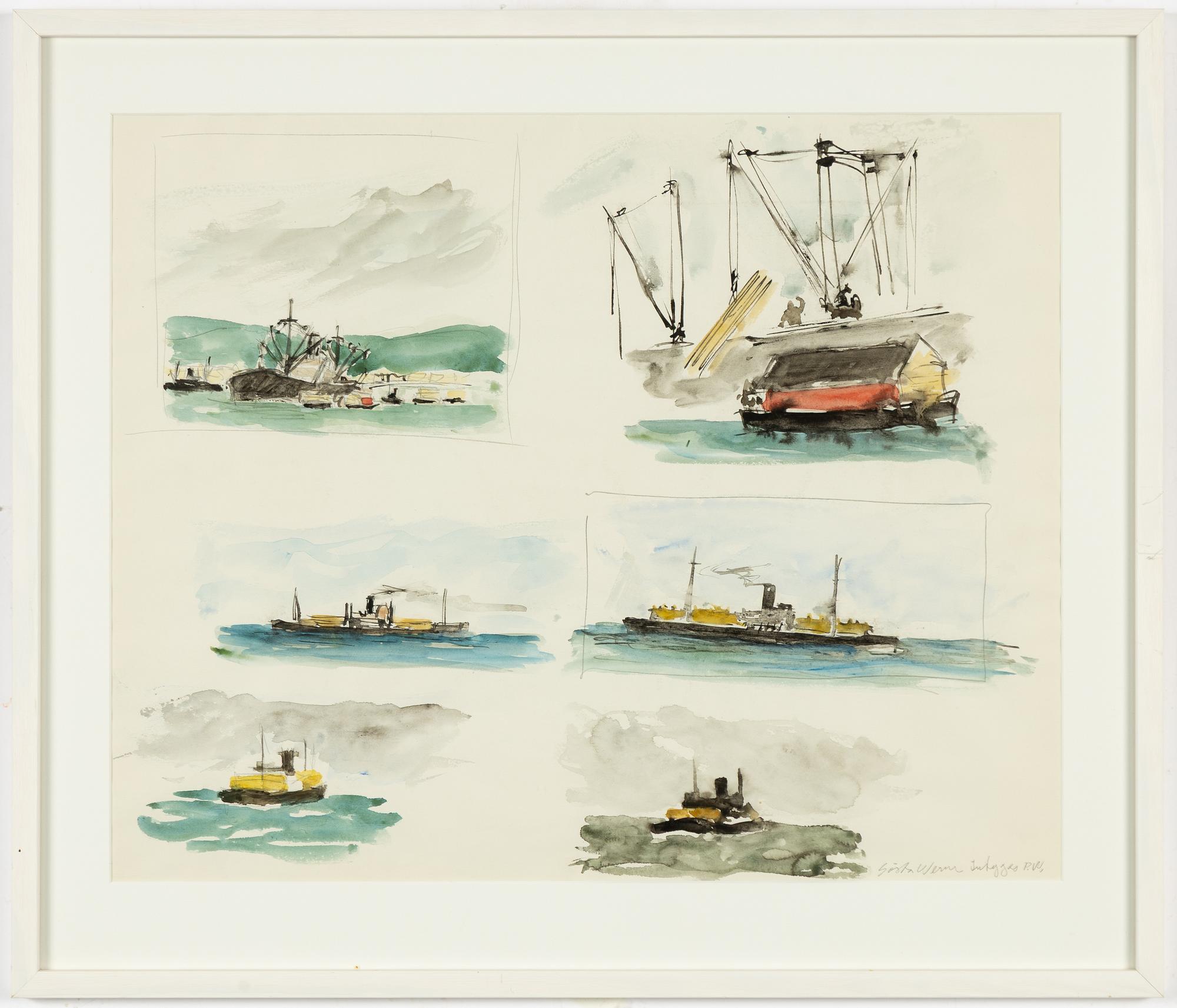 Gösta Werner, Vessel.