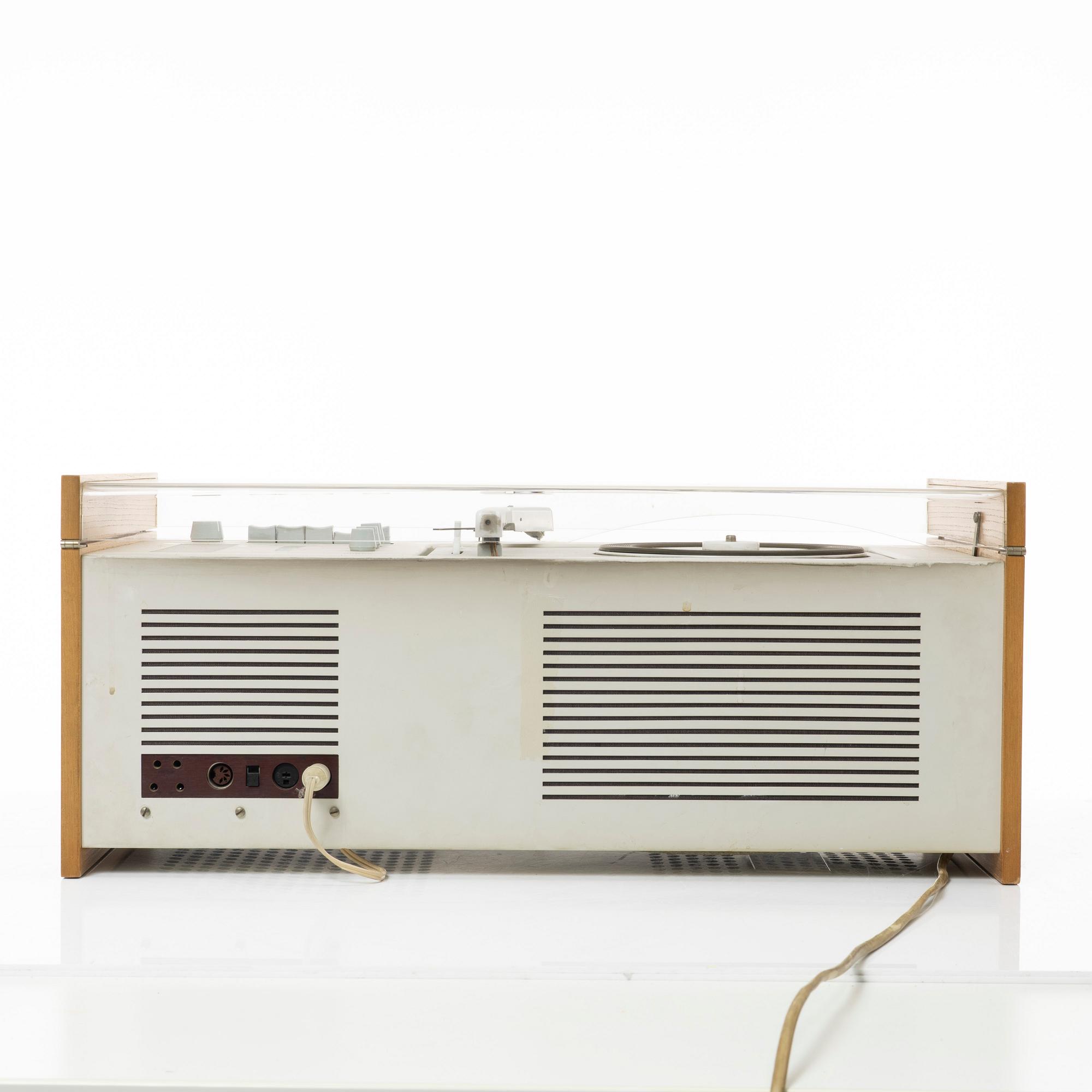 Dieter Rams, & Hans Gugelot, radiogrammofon, "SK 61-S", Braun, Tyskland.
