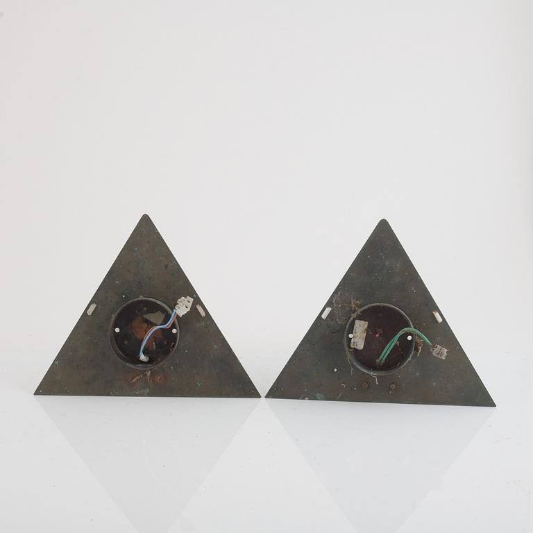 Hans-Agne Jakobsson, outdoor lighting, a pair, likely from Markaryd, second half of the 20th century.