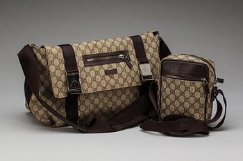 VÄSKOR, 2 st, Gucci.
