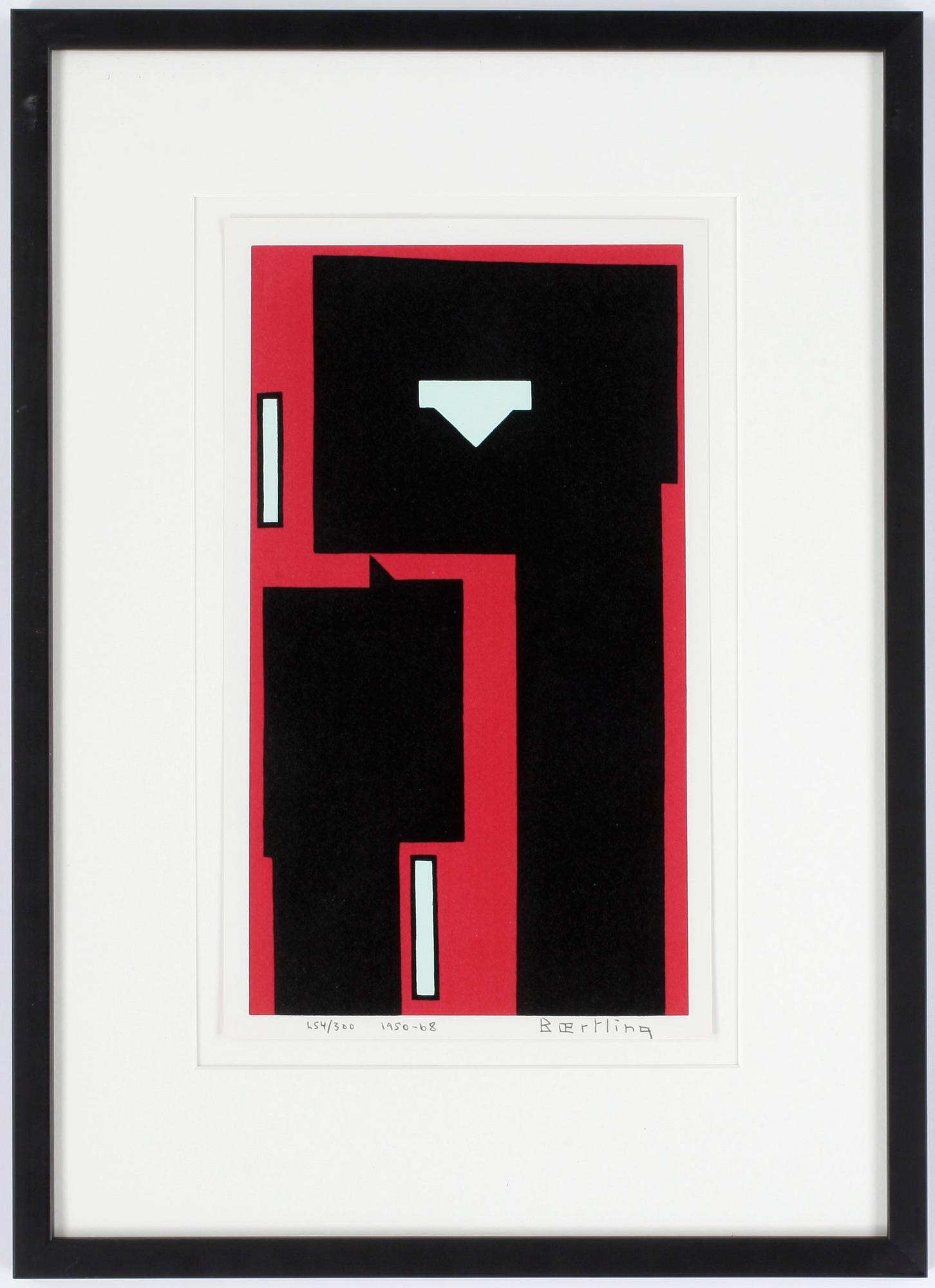 OLLE BAERTLING, färgserigrafi. Signerad och daterad 1950-68. Numrerad 254/300.