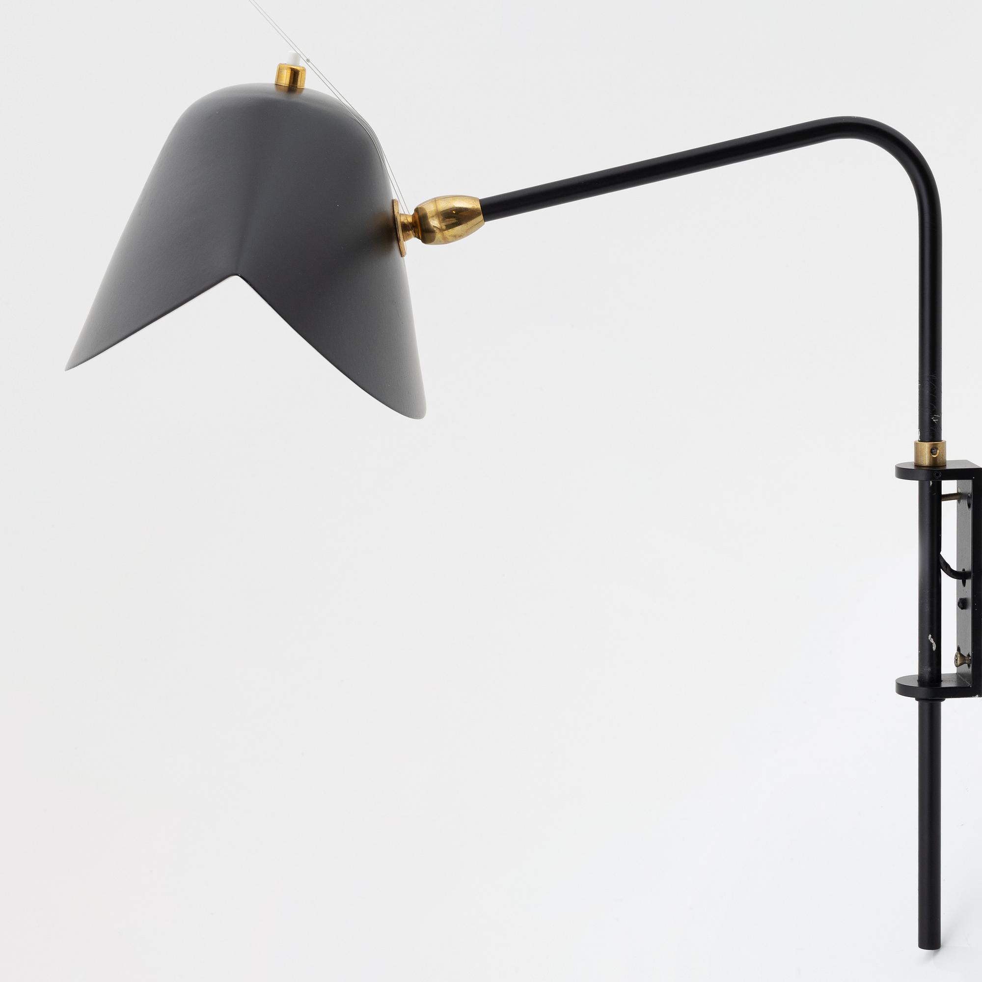 Serge Mouille, a wall lamp, "Anthony", Serge Mouille Editions, France, 21st Century.